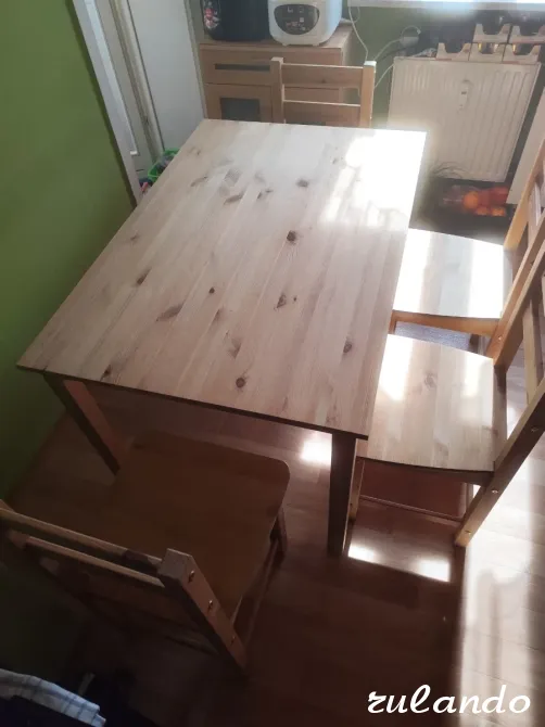 Стол кухонный из дерева и 4 стула Ростов-на-Дону - изображение 5