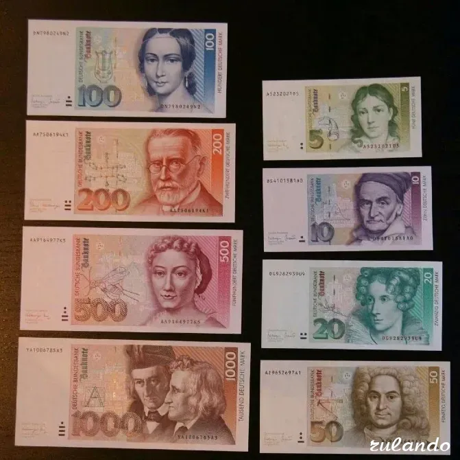 Немецкие марки - коллекционные банкноты DM Deutsche Mark Калининград - изображение 2