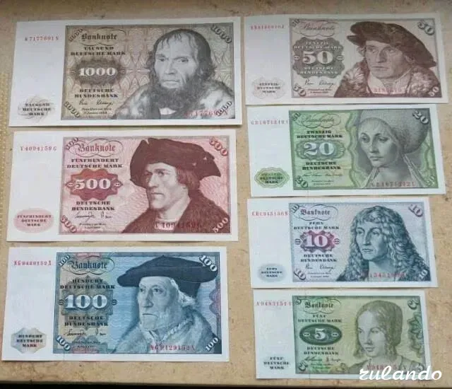 Немецкие марки - коллекционные банкноты DM Deutsche Mark Калининград - изображение 1